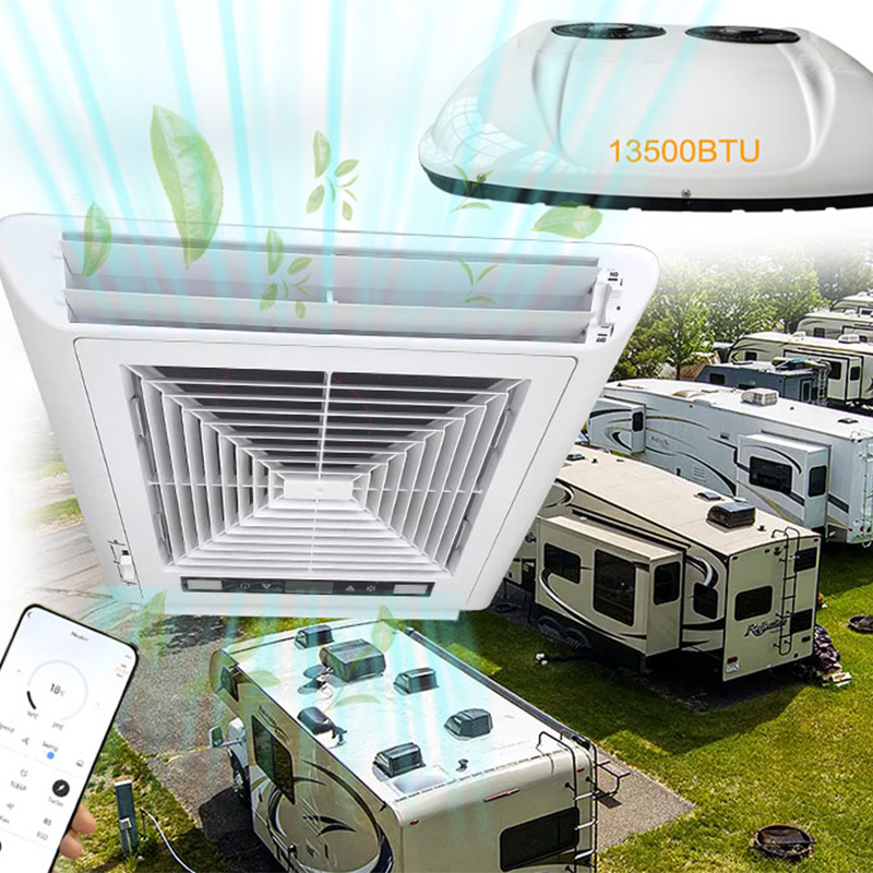 13500BTU RV Air Conditioner Unit With Copper Components With Cool And Heater Combined AC Unit